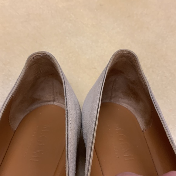 M. Gemi Beige Pointed Toe Suede Flats Size 38.5/US 8 - Picture 13 of 13